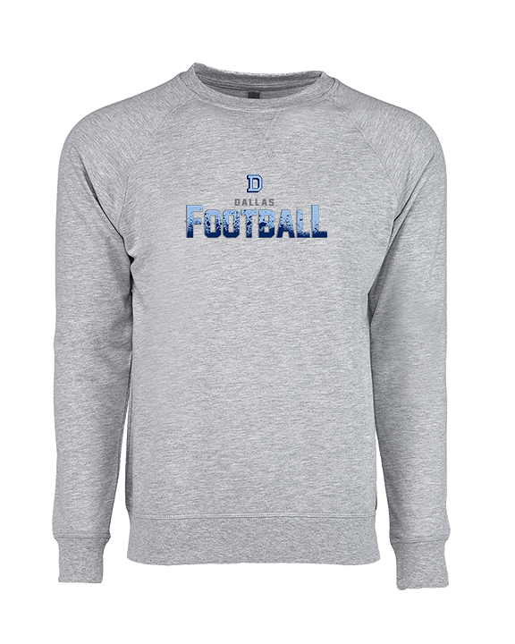 Dallas Mountaineers HS Football Splatter - Crewneck Sweatshirt