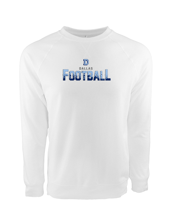 Dallas Mountaineers HS Football Splatter - Crewneck Sweatshirt
