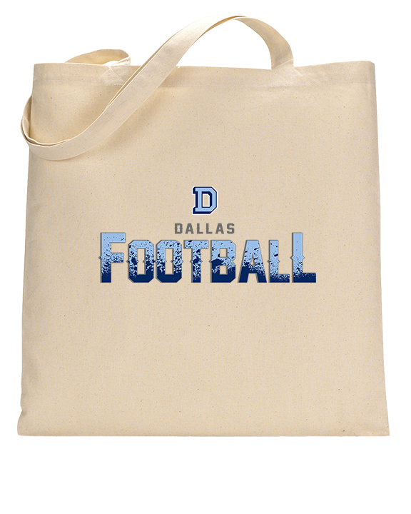 Dallas Mountaineers HS Football Splatter - Tote