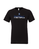 Dallas Mountaineers HS Football Splatter - Tri-Blend Shirt
