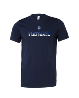 Dallas Mountaineers HS Football Splatter - Tri-Blend Shirt