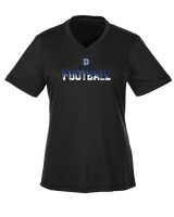 Dallas Mountaineers HS Football Splatter - Womens Performance Shirt