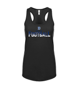 Dallas Mountaineers HS Football Splatter - Womens Tank Top
