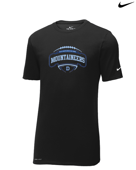 Dallas Mountaineers HS Football Toss - Mens Nike Cotton Poly Tee