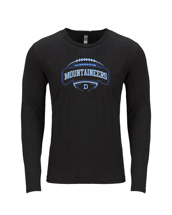 Dallas Mountaineers HS Football Toss - Tri-Blend Long Sleeve