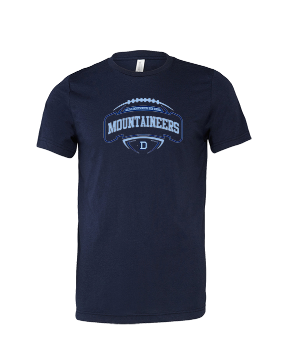 Dallas Mountaineers HS Football Toss - Tri-Blend Shirt