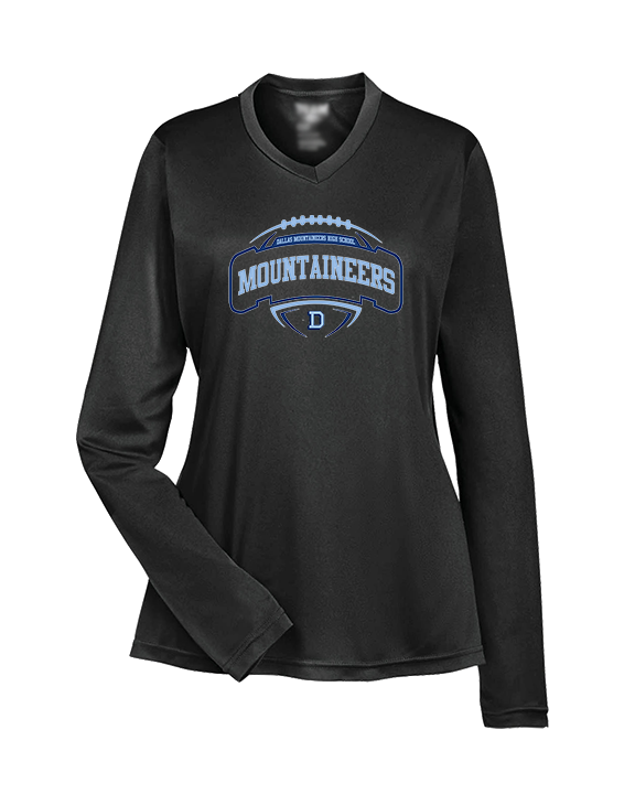 Dallas Mountaineers HS Football Toss - Womens Performance Longsleeve