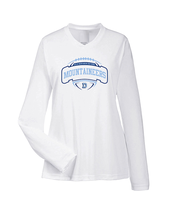Dallas Mountaineers HS Football Toss - Womens Performance Longsleeve
