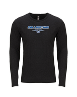 Dallastown HS Football Design - Tri-Blend Long Sleeve
