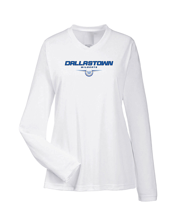 Dallastown HS Football Design - Womens Performance Longsleeve