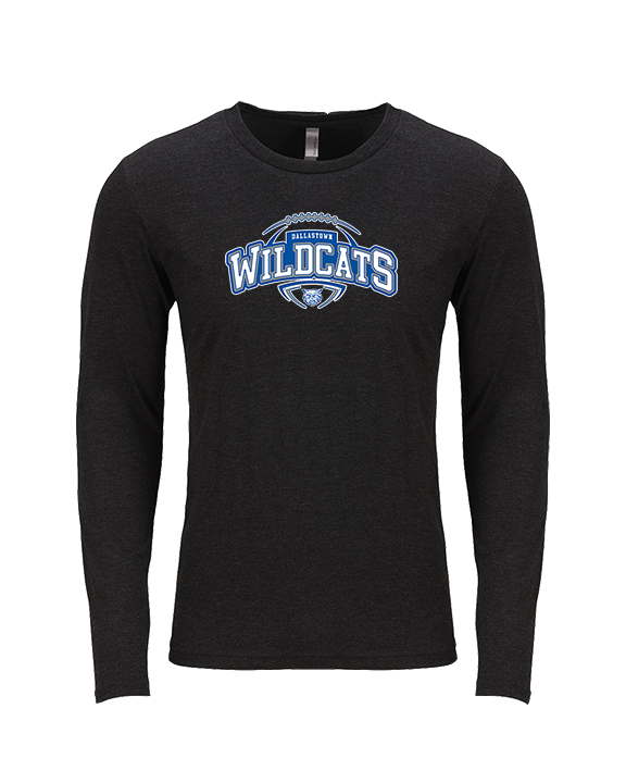 Dallastown HS Football Toss - Tri-Blend Long Sleeve