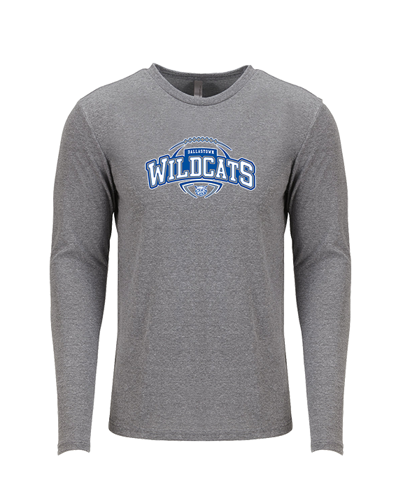 Dallastown HS Football Toss - Tri-Blend Long Sleeve
