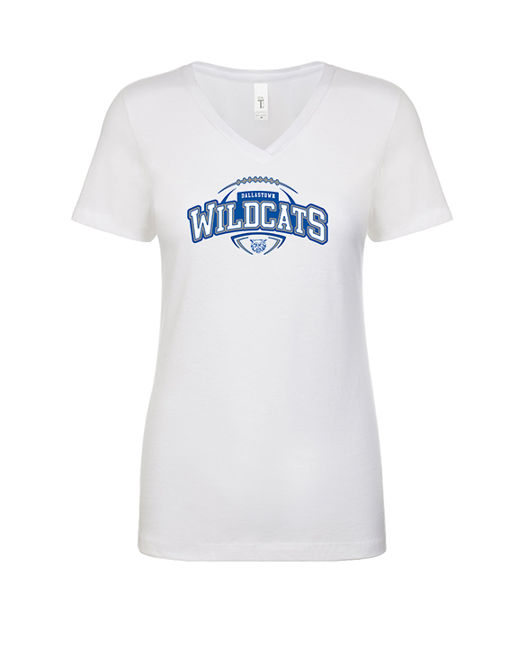 Dallastown HS Football Toss - Womens Vneck