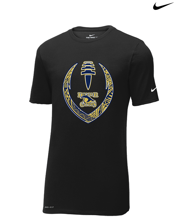 Decatur HS Football Full Football - Mens Nike Cotton Poly Tee