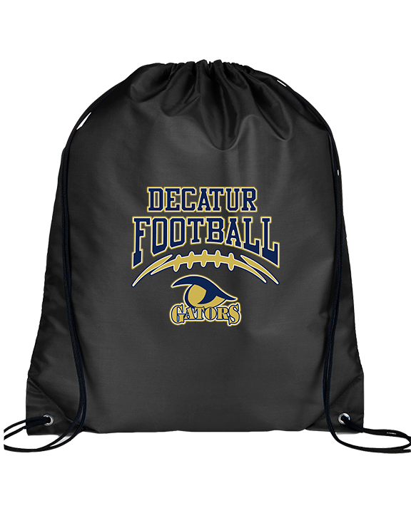 Decatur HS Football School Football - Drawstring Bag