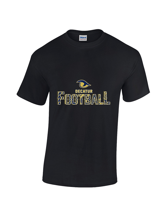 Decatur HS Football Splatter - Cotton T-Shirt