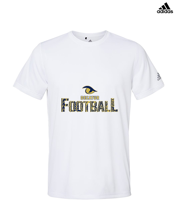 Decatur HS Football Splatter - Mens Adidas Performance Shirt