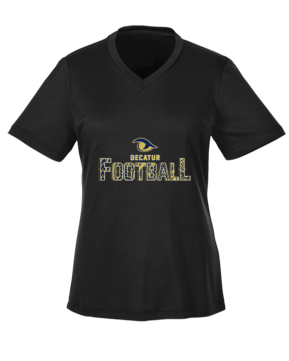 Decatur HS Football Splatter - Womens Performance Shirt