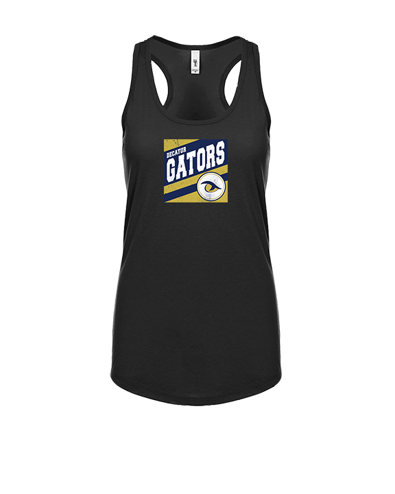 Decatur HS Football Square - Womens Tank Top