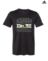 Decatur HS Football Stamp - Mens Adidas Performance Shirt