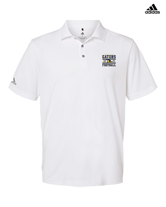 Decatur HS Football Stamp - Mens Adidas Polo
