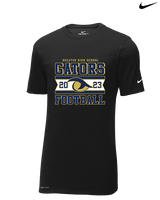 Decatur HS Football Stamp - Mens Nike Cotton Poly Tee