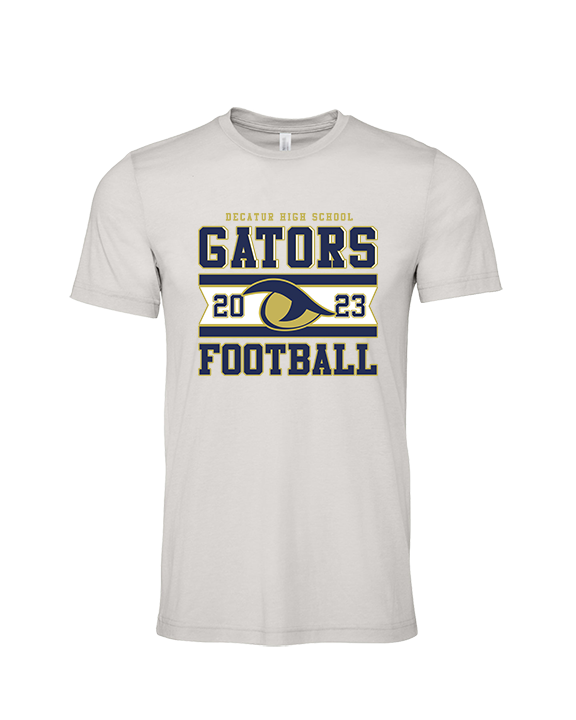 Decatur HS Football Stamp - Tri-Blend Shirt