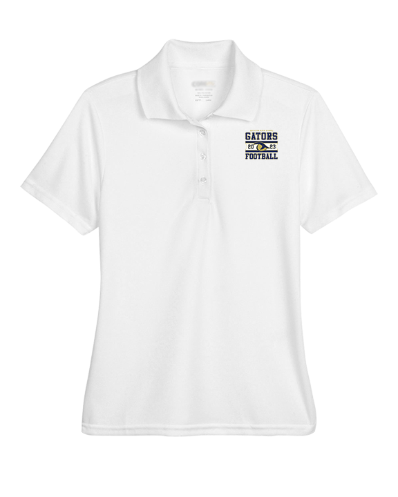 Decatur HS Football Stamp - Womens Polo