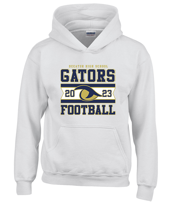 Decatur HS Football Stamp - Youth Hoodie