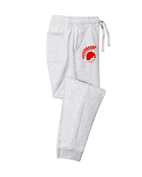 Deerfield HS Track & Field Logo Helmet - Cotton Joggers