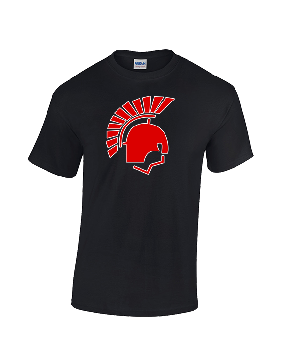 Deerfield HS Track & Field Logo Helmet - Cotton T-Shirt