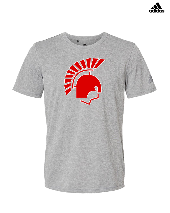 Deerfield HS Track & Field Logo Helmet - Mens Adidas Performance Shirt