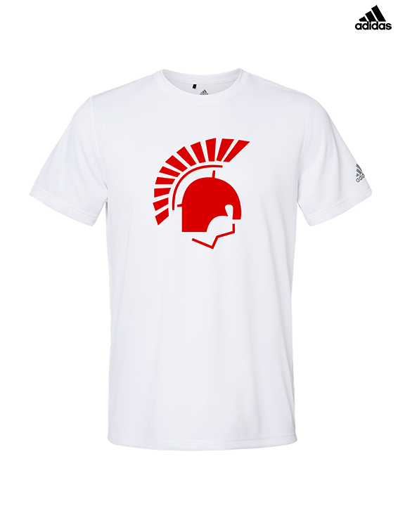 Deerfield HS Track & Field Logo Helmet - Mens Adidas Performance Shirt