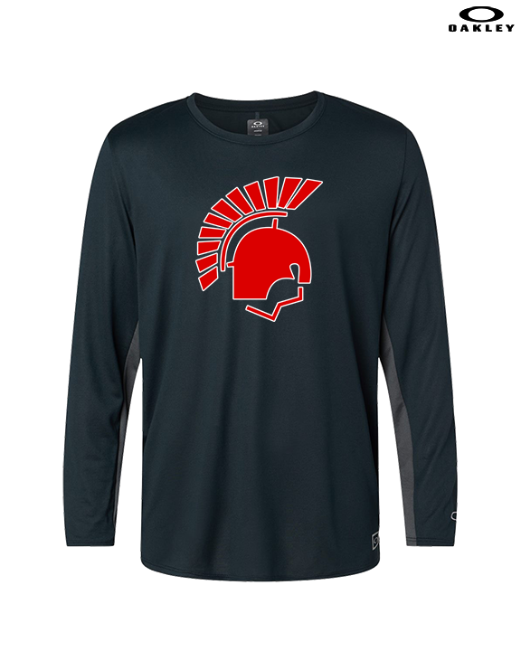 Deerfield HS Track & Field Logo Helmet - Mens Oakley Longsleeve