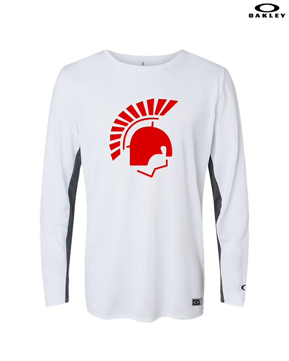 Deerfield HS Track & Field Logo Helmet - Mens Oakley Longsleeve