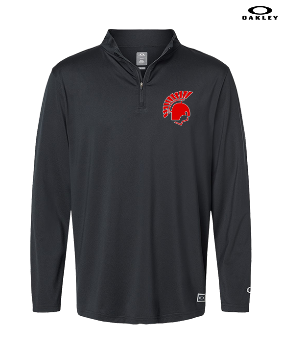 Deerfield HS Track & Field Logo Helmet - Mens Oakley Quarter Zip