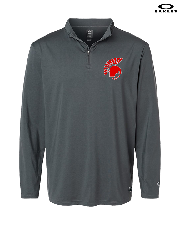 Deerfield HS Track & Field Logo Helmet - Mens Oakley Quarter Zip