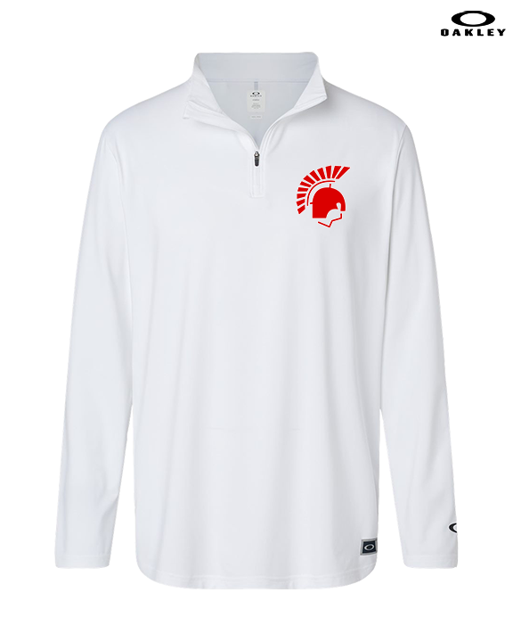 Deerfield HS Track & Field Logo Helmet - Mens Oakley Quarter Zip