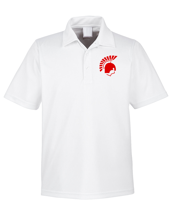 Deerfield HS Track & Field Logo Helmet - Mens Polo