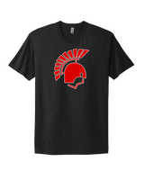 Deerfield HS Track & Field Logo Helmet - Mens Select Cotton T-Shirt
