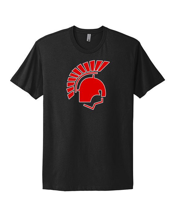 Deerfield HS Track & Field Logo Helmet - Mens Select Cotton T-Shirt