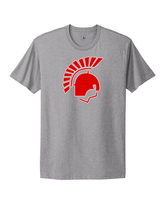 Deerfield HS Track & Field Logo Helmet - Mens Select Cotton T-Shirt