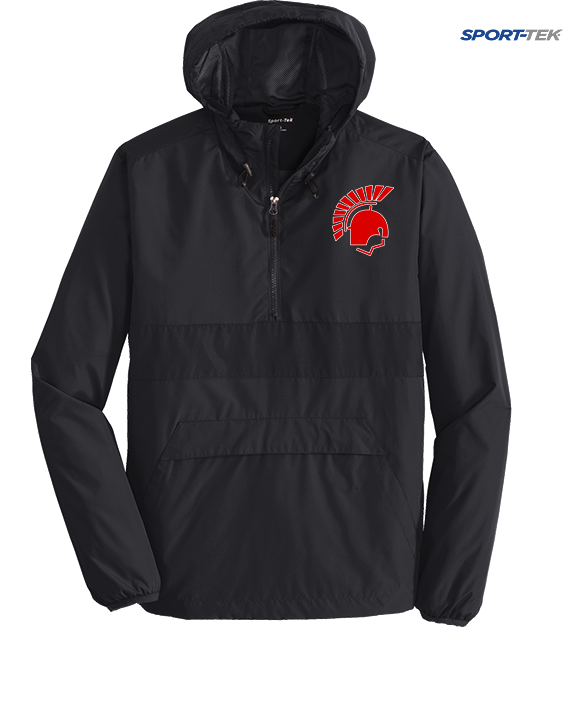 Deerfield HS Track & Field Logo Helmet - Mens Sport Tek Jacket