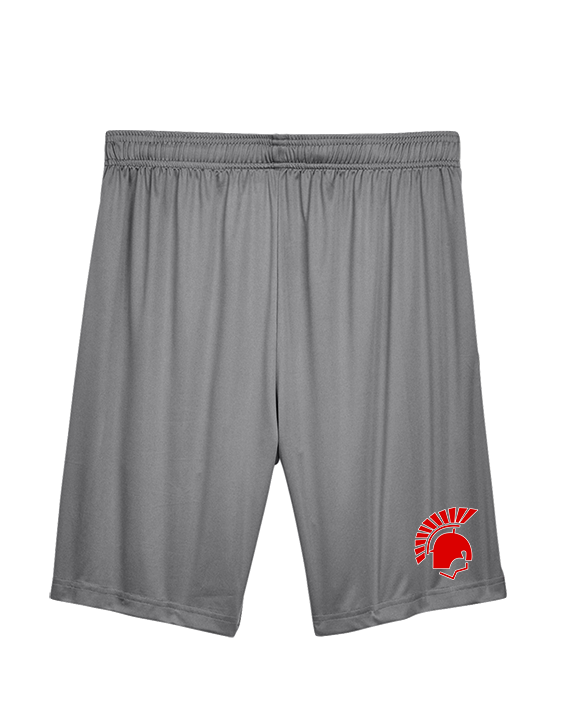 Deerfield HS Track & Field Logo Helmet - Mens Training Shorts with Pockets