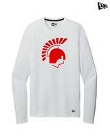 Deerfield HS Track & Field Logo Helmet - New Era Performance Long Sleeve