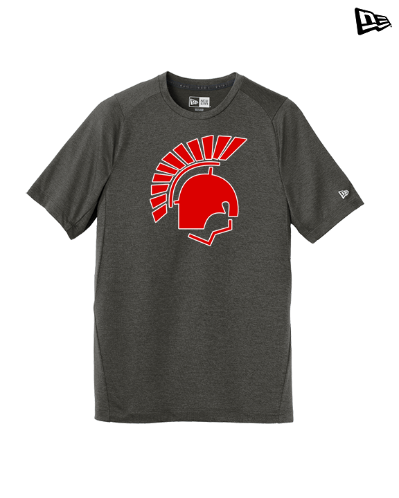 Deerfield HS Track & Field Logo Helmet - New Era Performance Shirt