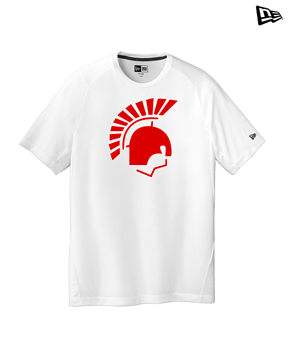 Deerfield HS Track & Field Logo Helmet - New Era Performance Shirt