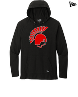 Deerfield HS Track & Field Logo Helmet - New Era Tri-Blend Hoodie