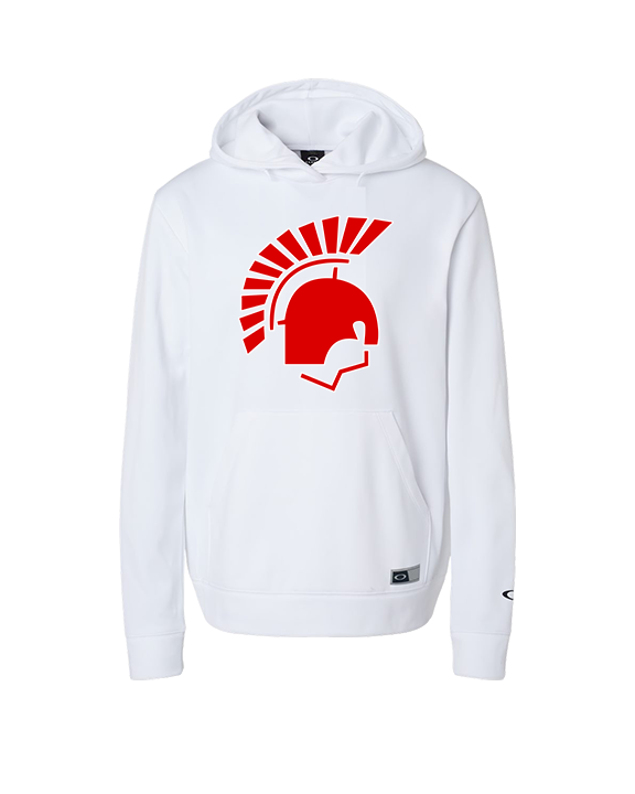 Deerfield HS Track & Field Logo Helmet - Oakley Performance Hoodie