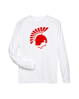 Deerfield HS Track & Field Logo Helmet - Performance Longsleeve